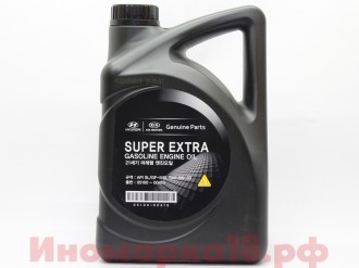Масло моторное полусинтетическое MOBIS Super Extra Gasoline SL/GF3 5W30 4L