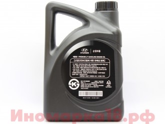 Масло моторное синтетическое MOBIS Premium LF Gasoline SM/GF4 5W20 4L
