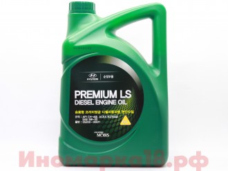 Масло моторное полусинтетическое MOBIS Premium LS Diesel 5W30 6L