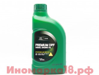 Масло моторное синтетическое MOBIS Premium DPF Diesel ACEA C3 5W30 1L