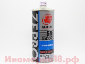 Масло моторное синтетическое IDEMITSU ZEPRO TOURING 5W-30 SN/GF-5, 1L