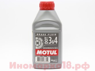 Тормозная жидкость MOTUL DOT4 Brake Fluid  0.5L