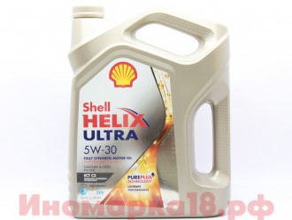 Масло моторное синтетическое SHELL HELIX Ultra ECT 5W30 4L